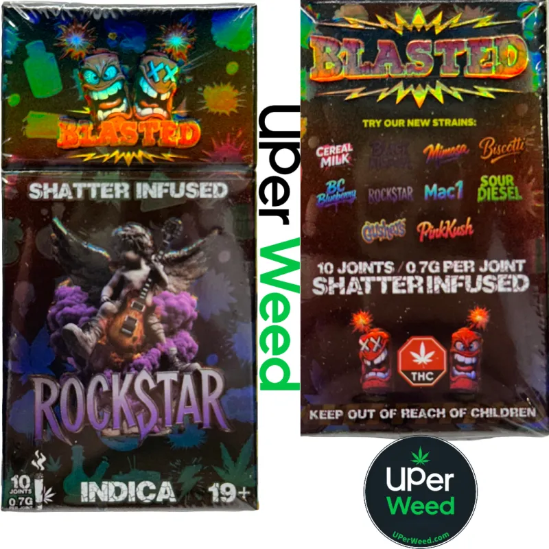 Blasted - Shatter Infused Pre Rolls | Ultra-Potent Pre-Rolls