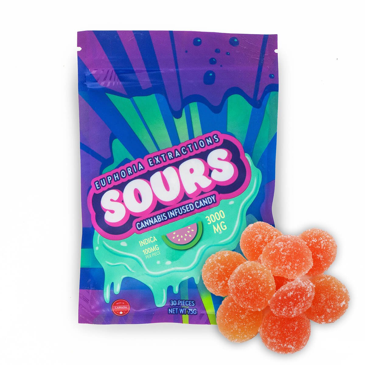 Euphoria Extractions Sours 3000mg THC photo 2
