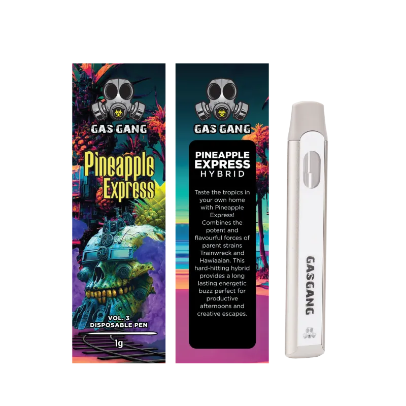 Gas Gang 1g Flavour THC Vape Pen Premium Distillate Uper Weed 10