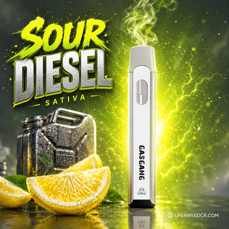 Sour Diesel Sativa Gas Gang 1G Vape