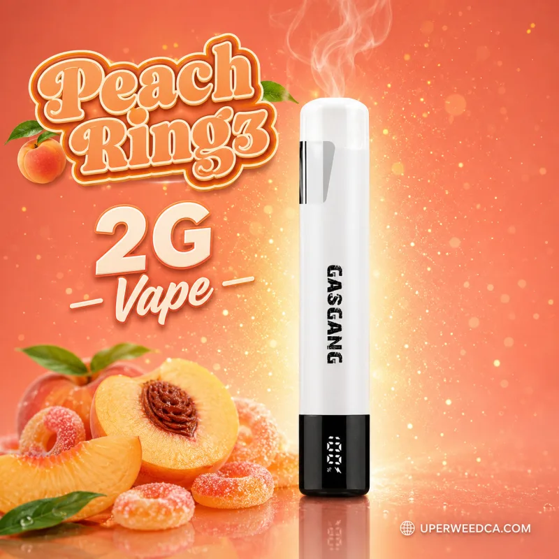 Peach Ringz Indica Gas Gang 2G Vape