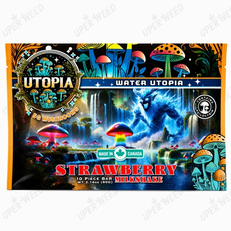 Utopia 5000mg - Psilocybin Chocolate - Strawberry Milkshake