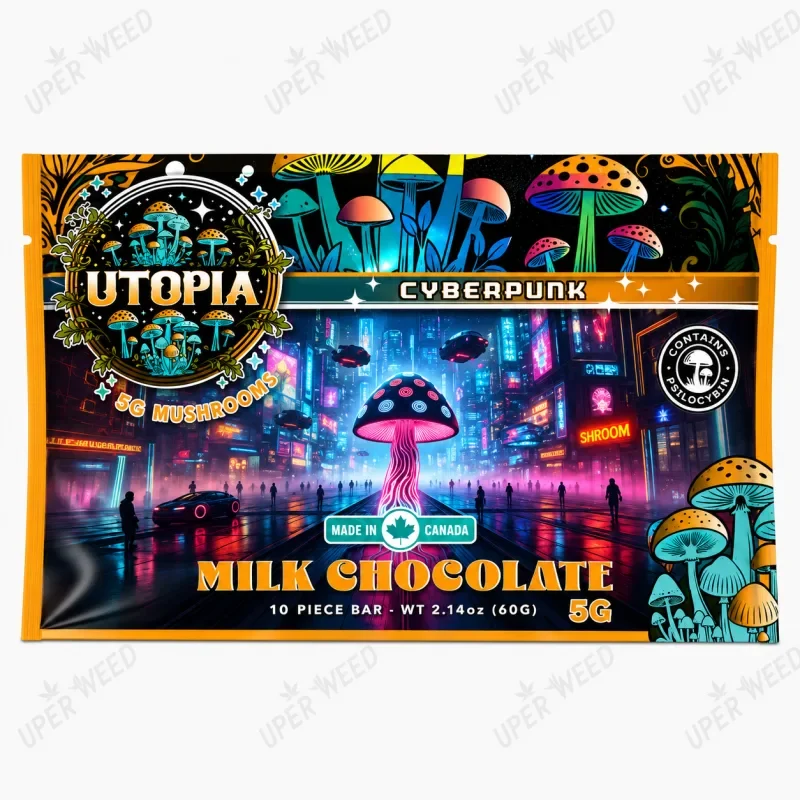 Utopia 5000mg - Psilocybin Chocolate - Milk Chocolate 5G
