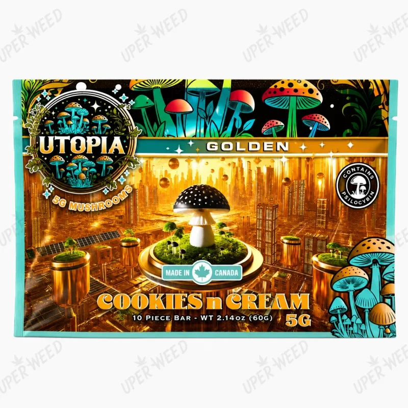 Utopia 5000mg - Psilocybin Chocolate - Cookies n Cream 5G