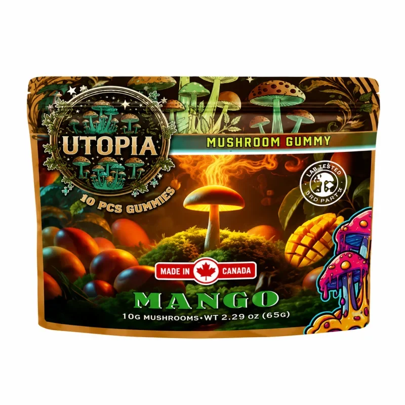 Utopia 10,000mg Mushroom Gummies - Mango