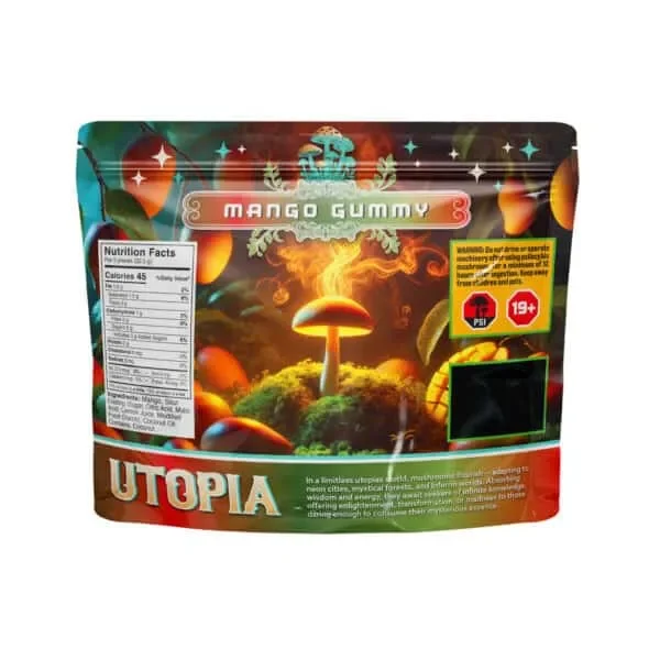 Utopia 10,000mg Mushroom Gummies - Mango photo 2