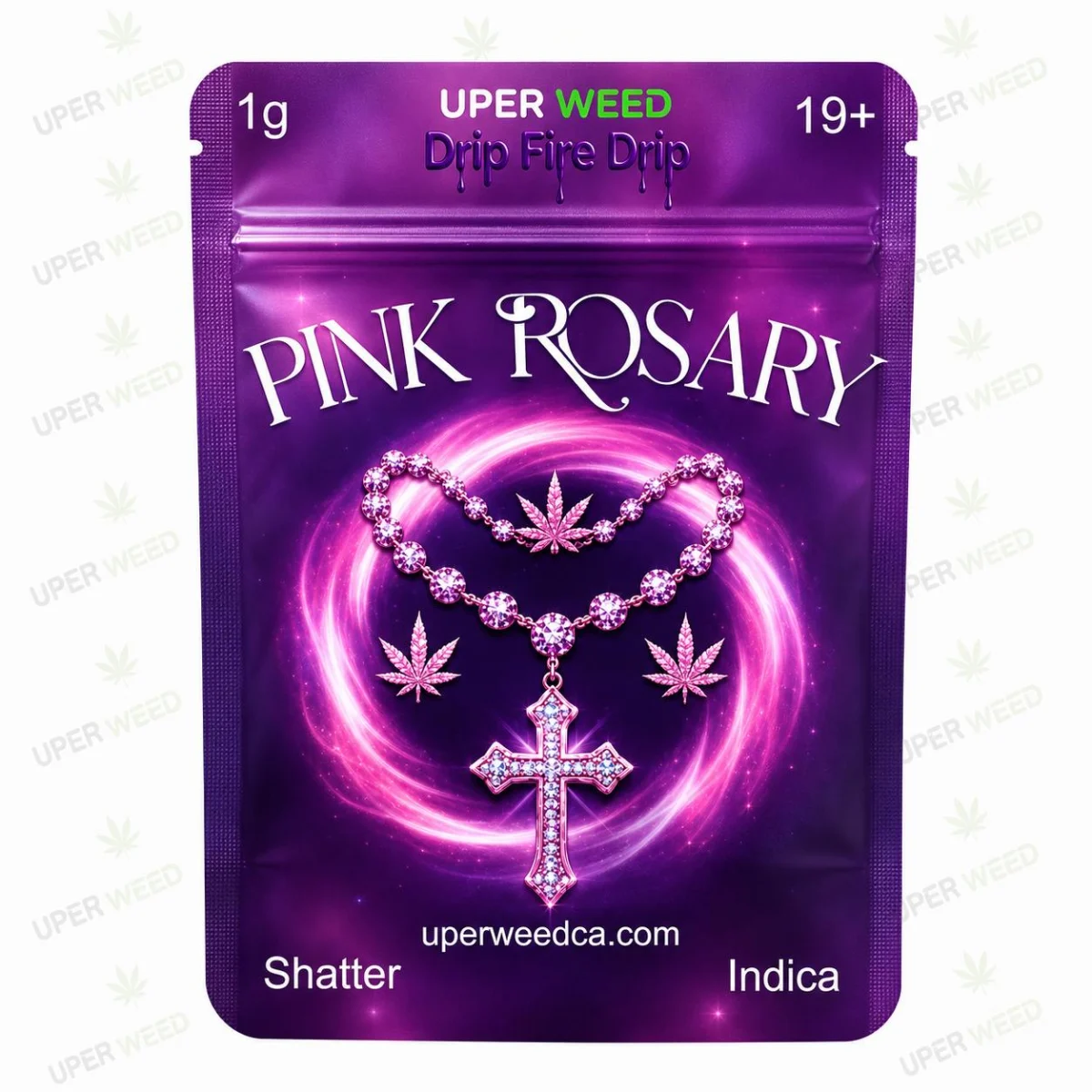 Uper Weed Shatter - Pink Rosary