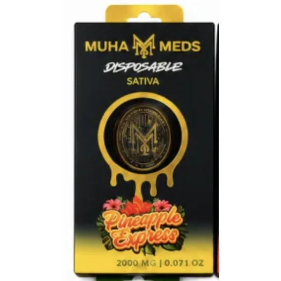 Muha Meds - 2000mg Vape Pen - Pineapple Express photo 2