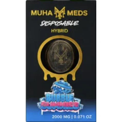 Muha Meds - 2000mg Vape Pen - Bubble Gummies photo 2