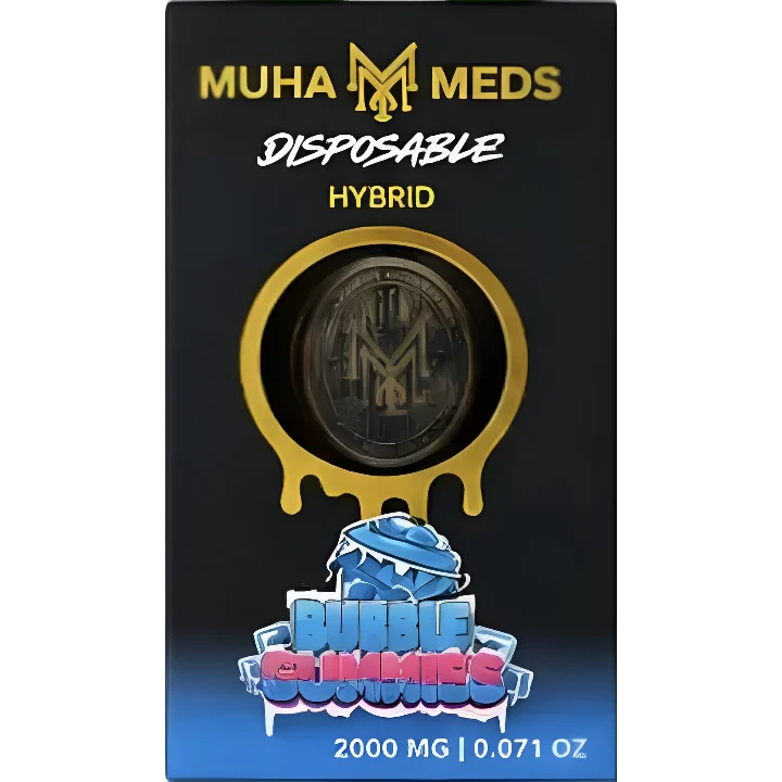 Muha Meds - 2000mg Vape Pen - Bubble Gummies