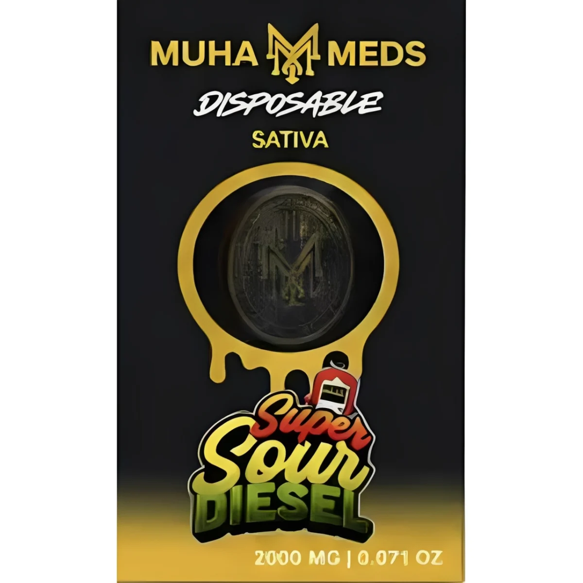 Muha Meds - 2000mg Vape Pen - Super Sour Diesel