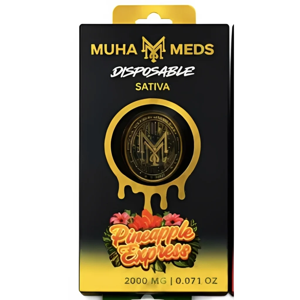 Muha Meds - 2000mg Vape Pen - Pineapple Express