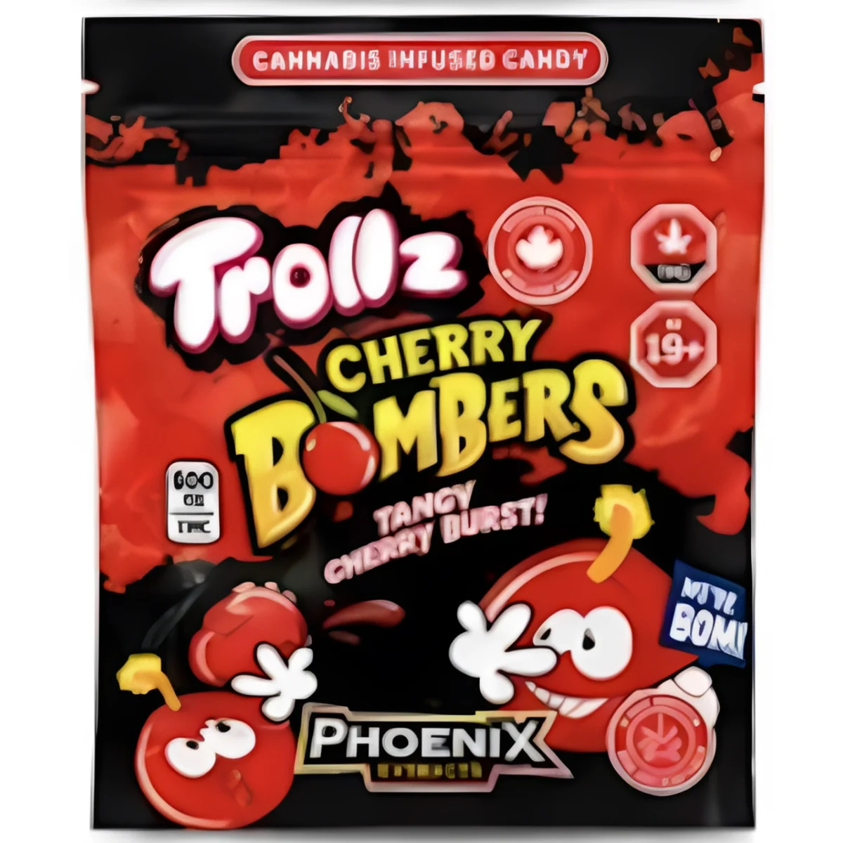 Trollz THC Candies 600MG - Cherry Bombers