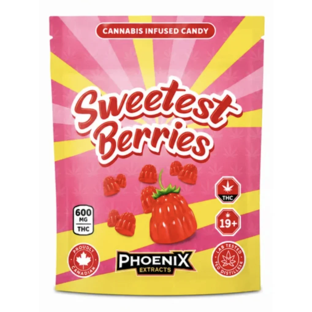 Sweetest Berries THC Candies 600MG