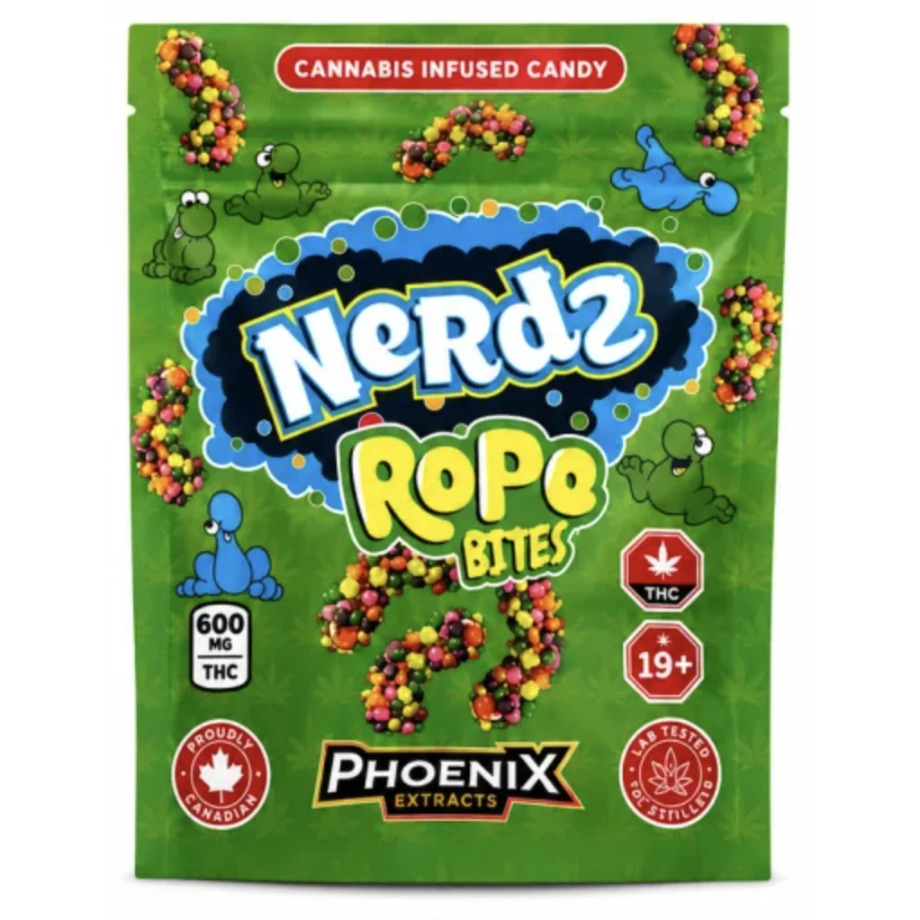 Nerds THC Candies 600MG - Rope Bites