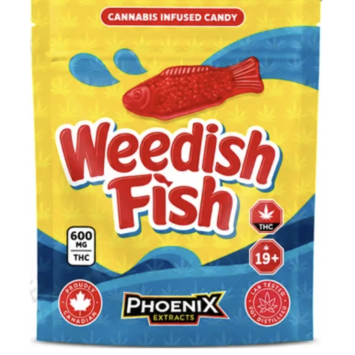 Weedish Fish THC Candies 600 MG
