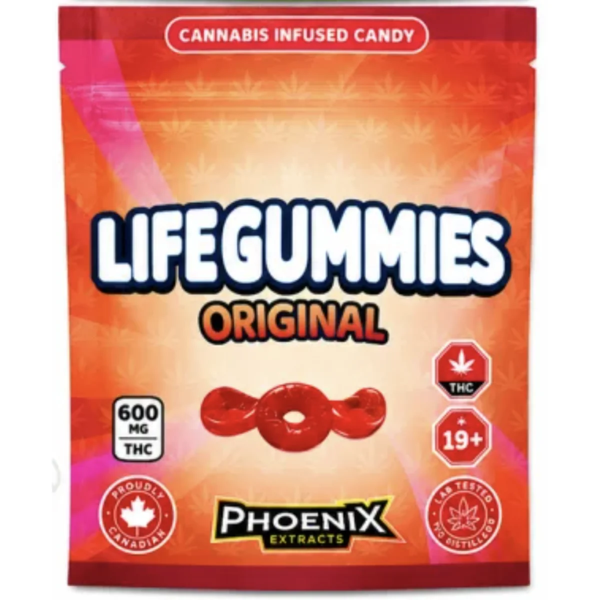 Lifegummies THC Candies 600 MG - Original