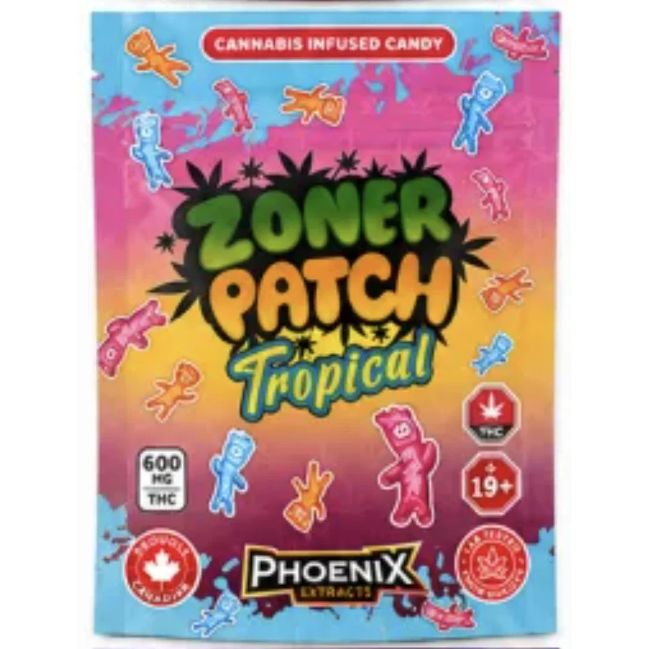 Zoner Patch THC Candies 600 MG - Tropical