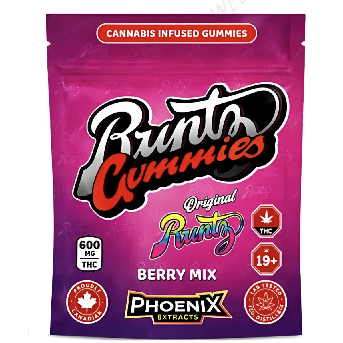 Runtz Gummies THC Candies 600 MG - Original Runtz Berry Mix