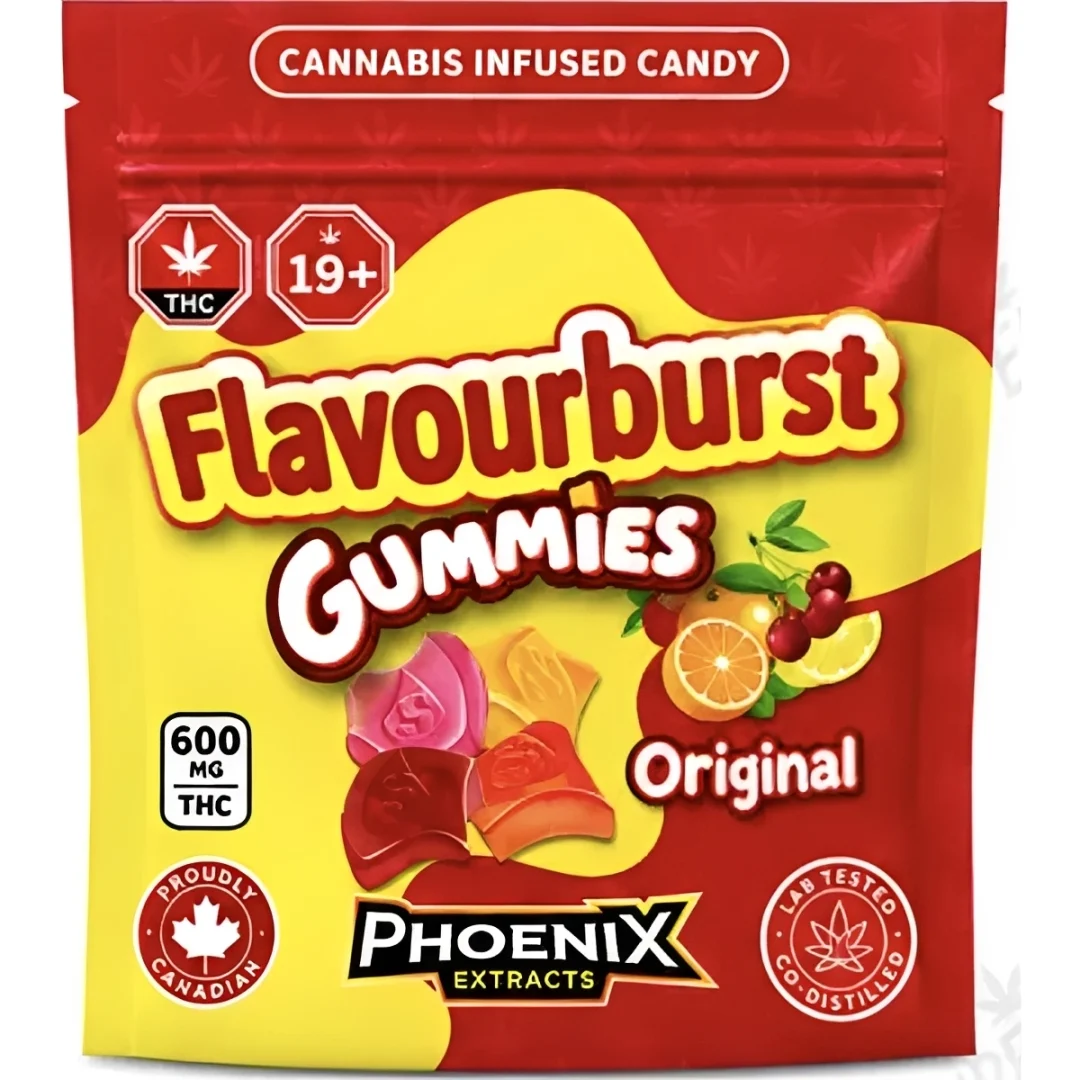 Flavourburst Gummies THC Candies 600 MG - Original