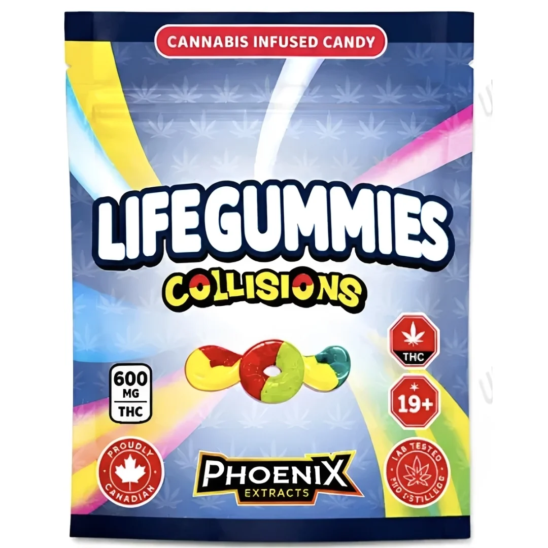 Lifegummies THC Candies 600 MG - Collisions
