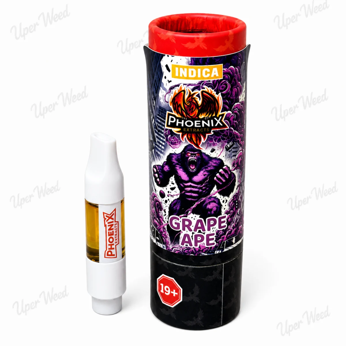Phoenix Indica Grape Ape OG 1g Live Resin Cartridge