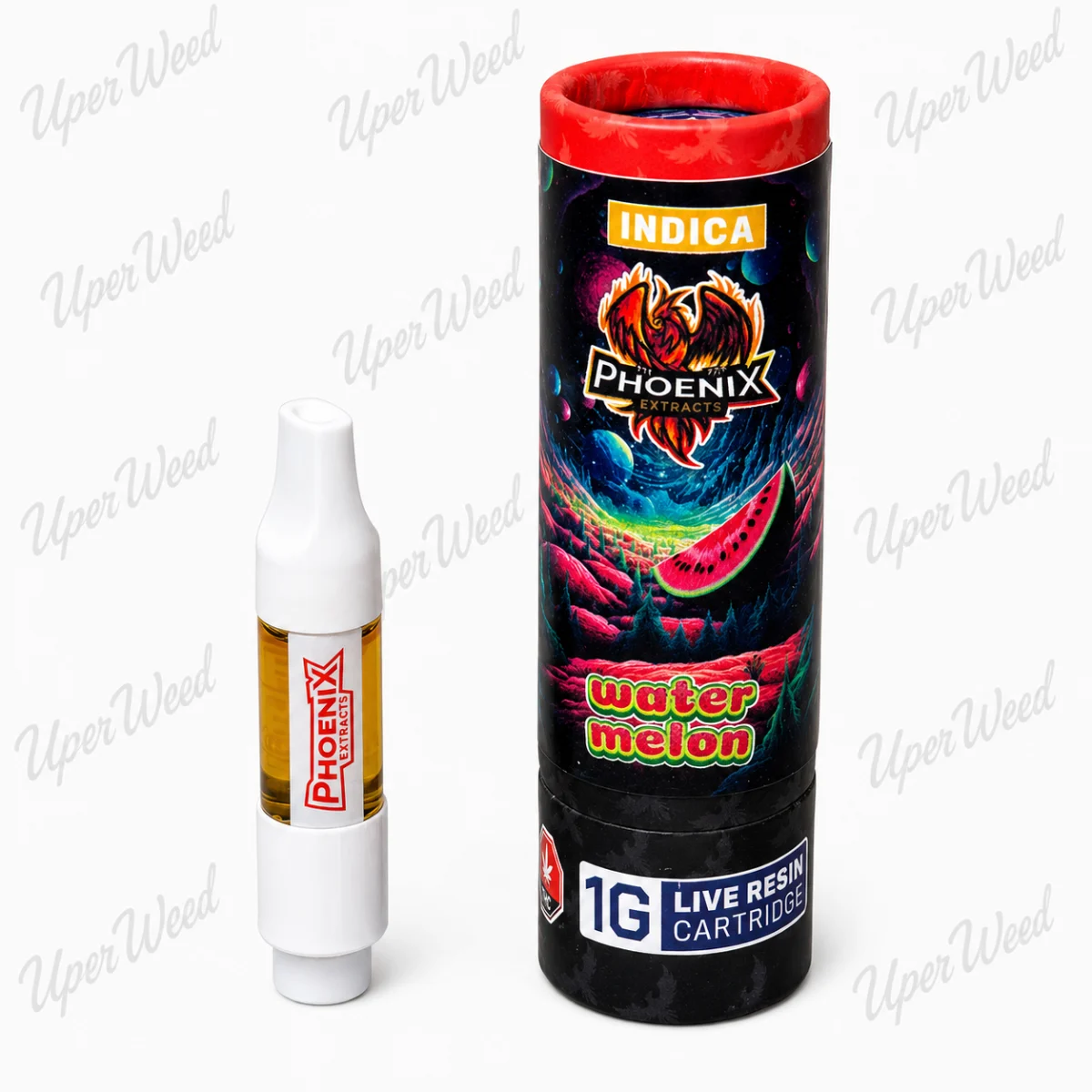 Phoenix Indica Water Melon OG 1g Live Resin Cartridge