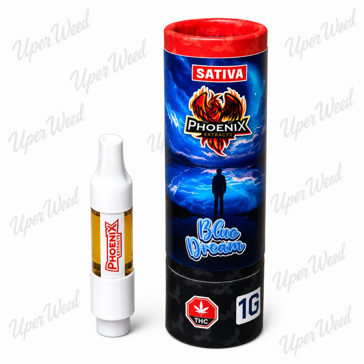 Phoenix Sativa - Blue Dream 1g Live Resin Vape Cartridge