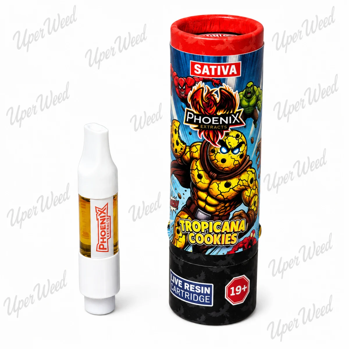 Phoenix Sativa - Tropicana Cookies 1g Live Resin Vape Cartridge