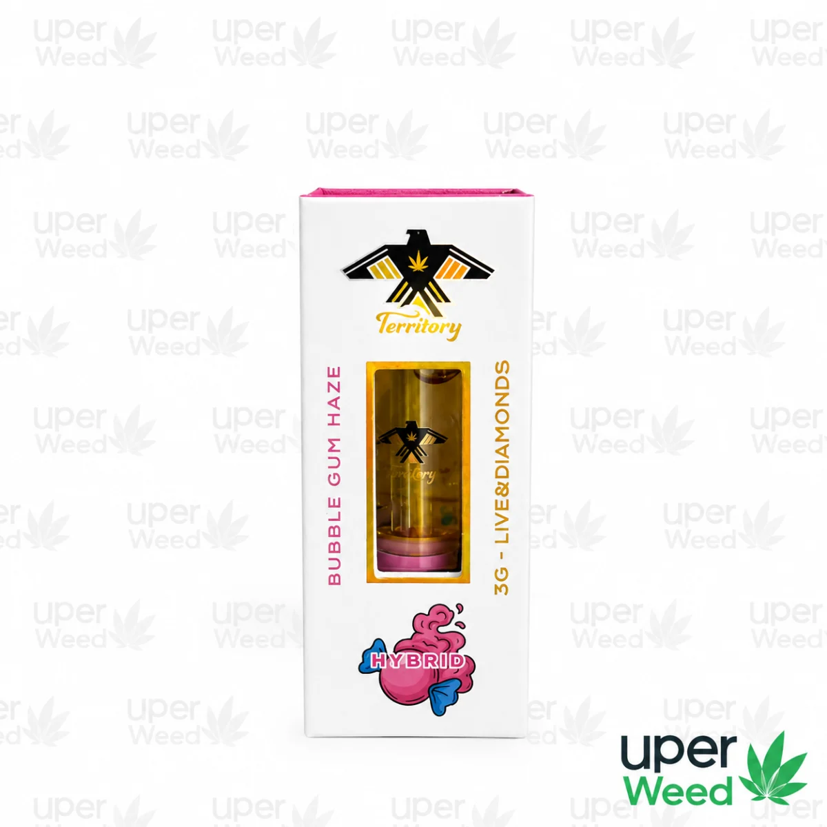 Territory 3G Cartridges | Live Diamonds Bubble Gum Haze Hybrid