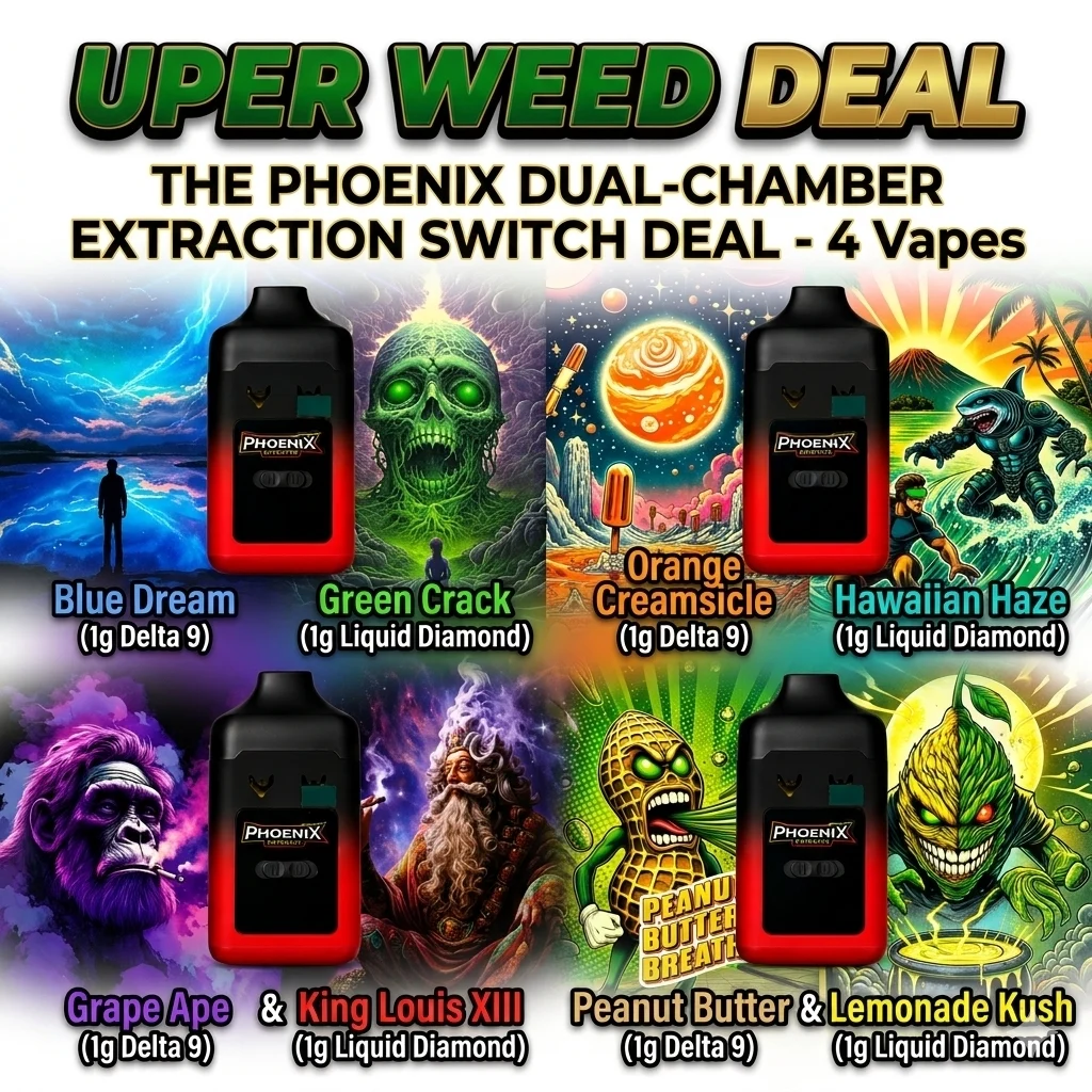 The Phoenix Dual-Chamber Extraction Switch Deal - 4 Vapes