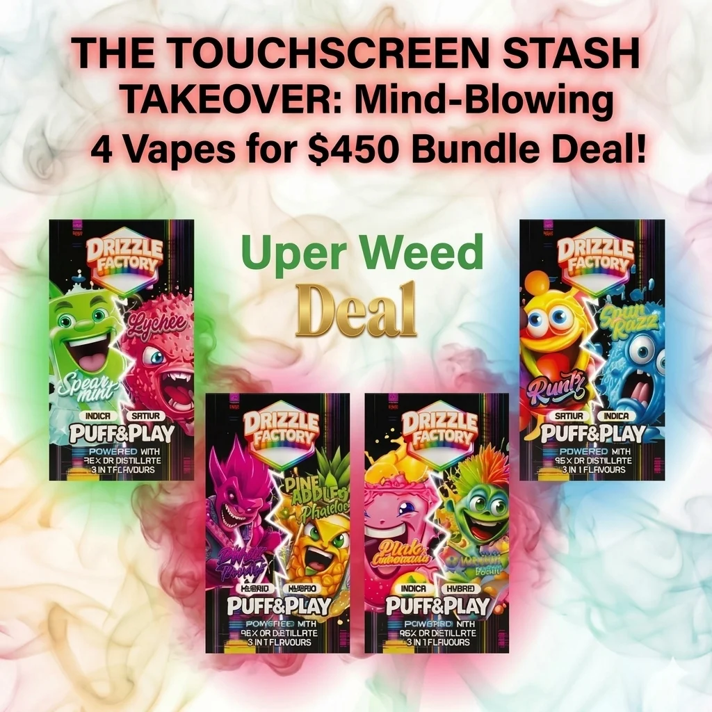 THE TOUCHSCREEN STASH TAKEOVER: Mind-Blowing 4 Vapes for $450 Bundle Deal!