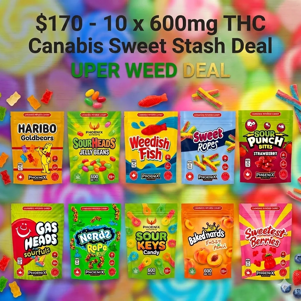 THC Candy Sweet Stash Deal - 10 Pieces (600mg Each) - $170