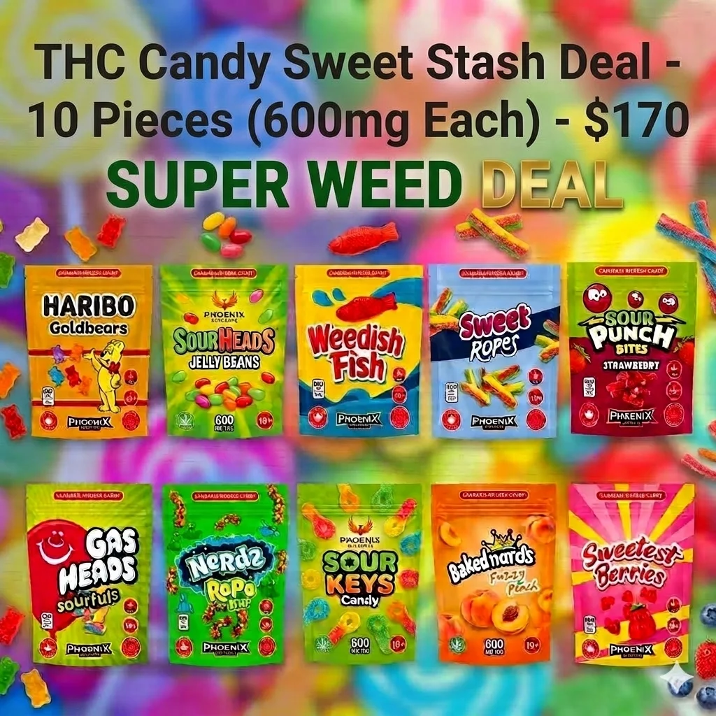 THC Candy Sweet Stash Deal - 10 Pieces (600mg Each) - $170 photo 1