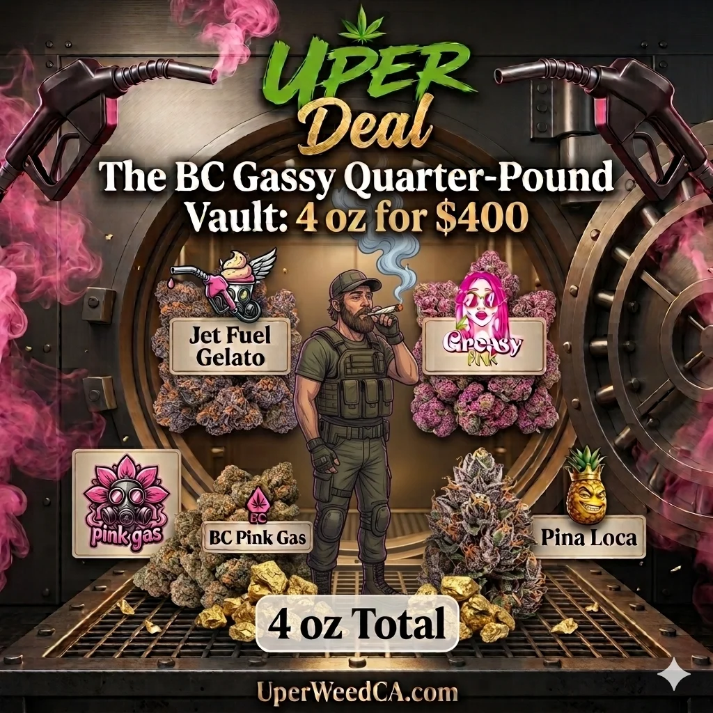 The BC Gassy Quarter-Pound Vault: 4Oz for $400