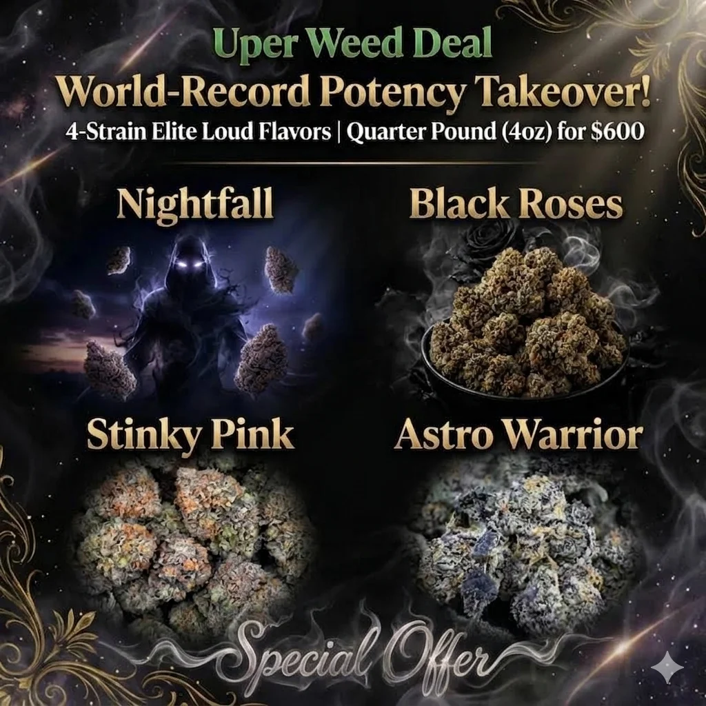 World-Record Potency Takeover! 4-Strain Elite Loud Flavors | Quarter Pound (4oz) for $600