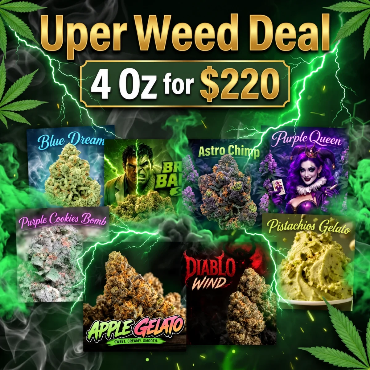 The Colossal Diablo Wind & Astro Chimp Mega Deal – 4 Oz for $220