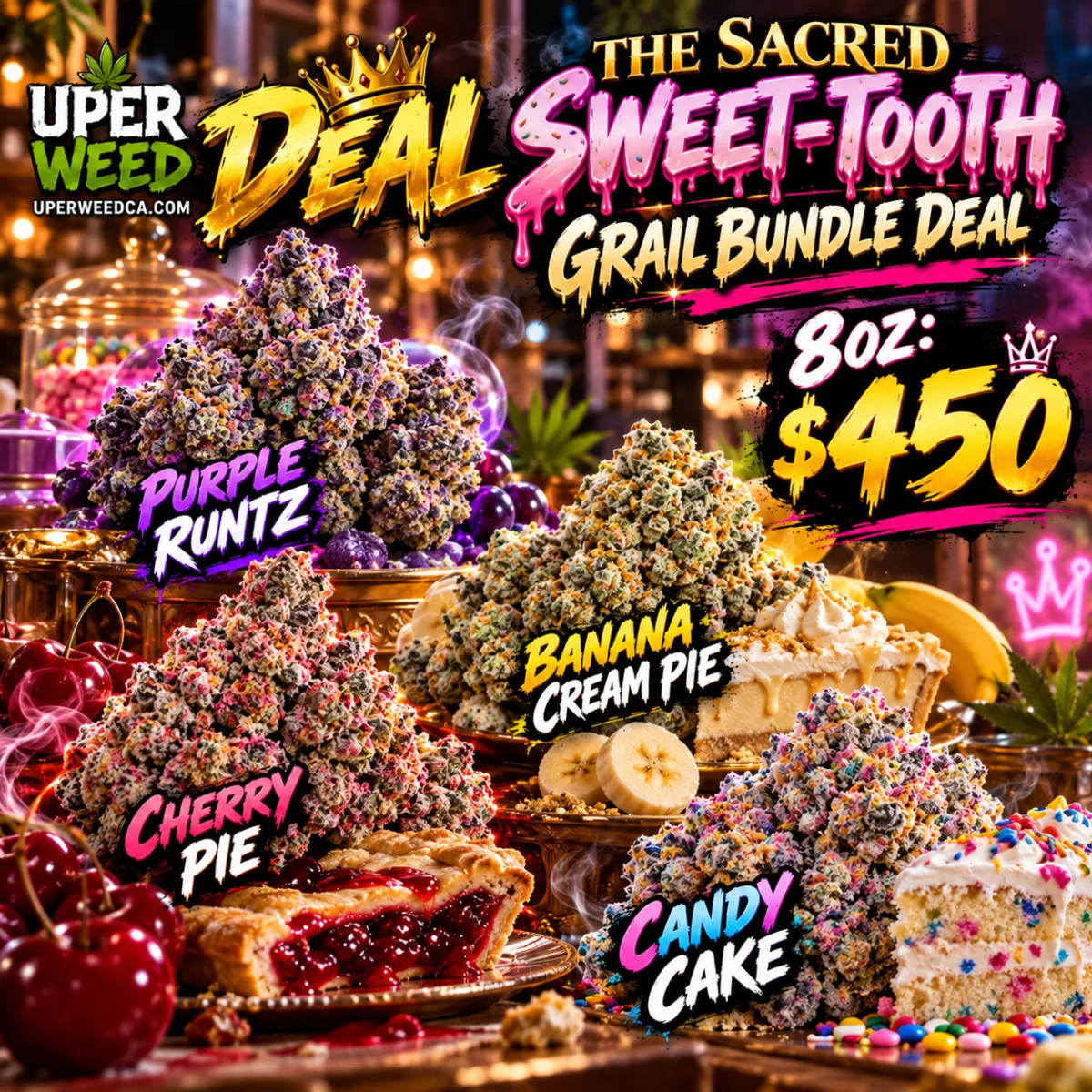 THE SACRED SWEET-TOOTH GRAIL BUNDLE DEAL (8oz : $450)
