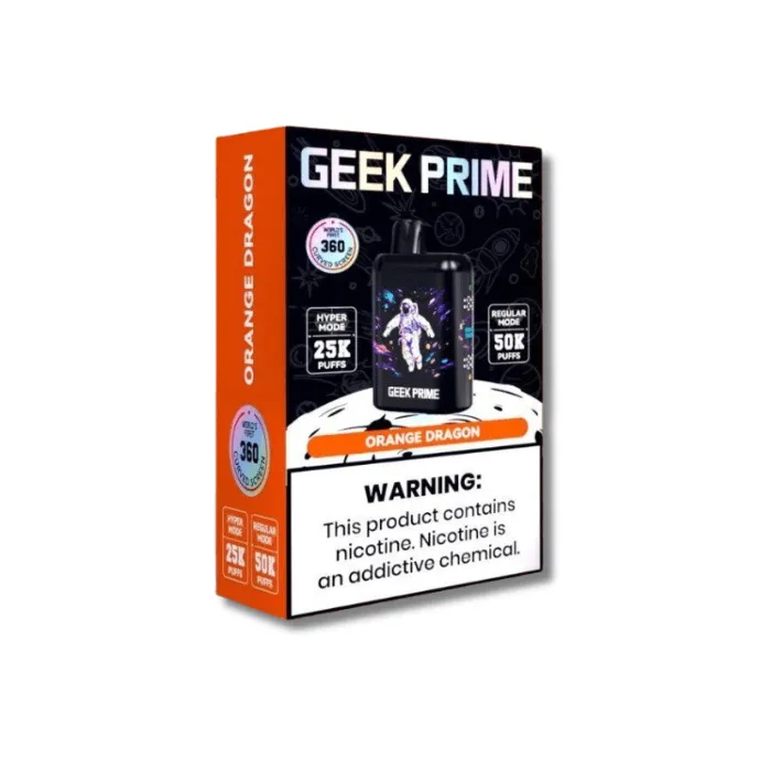 Original 100% - Geek Prime 50K (5% Nicotine) , Disposable Vape photo 5