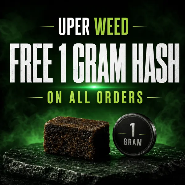 1 gram hash free on all orders