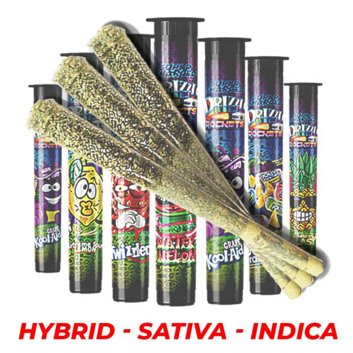 Drizzle Rockets – Moon Rockets Premium Infused Pre-Rolls