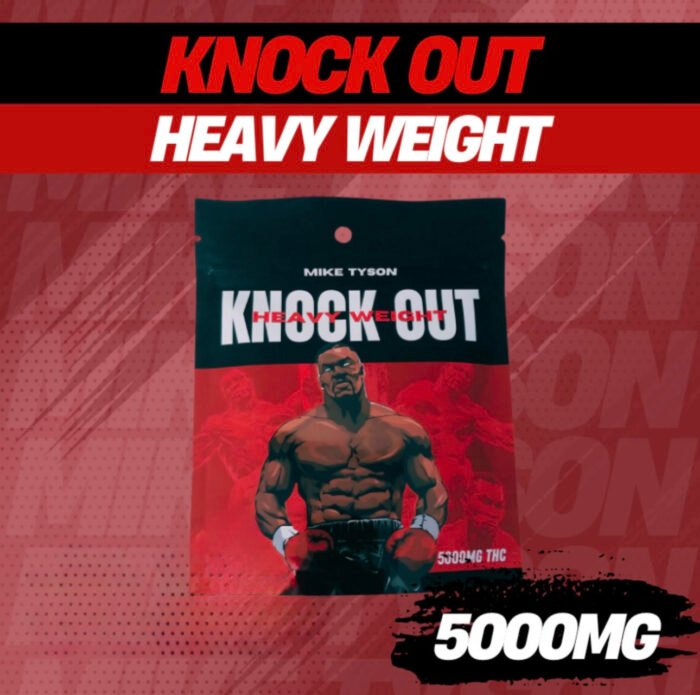 Mike Tyson Knock Out Edibles – Buy 5 Packs Get One Free 5,000mg ~ Mike Tyson KnockOut