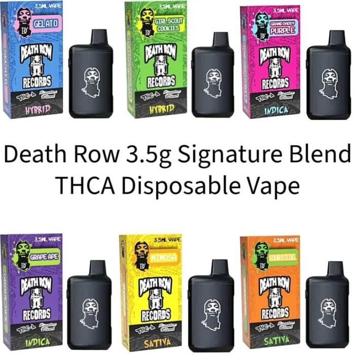 Death Row Records THC-A Disposable Vape