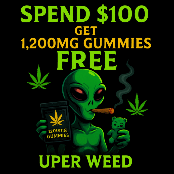 UperWeedCA – Free Gummies or Pre-Rolls Promo